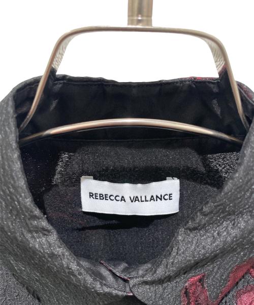 REBECCA VALLANCE（レベッカ ヴァランス）REBECCA VALLANCE (レベッカ ヴァランス) FLORENTINA ブラウス ブラック/ワイン サイズ:32の古着・服飾アイテム