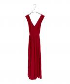 MYLANマイラン）の古着「Back-Cross Long Dress」｜Cherry Red