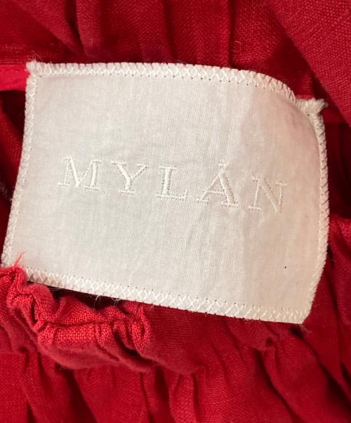 MYLAN（マイラン）MYLAN (マイラン) Back-Cross Long Dress Cherry Red サイズ:Ｆの古着・服飾アイテム