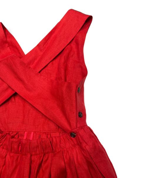MYLAN（マイラン）MYLAN (マイラン) Back-Cross Long Dress Cherry Red サイズ:Ｆの古着・服飾アイテム