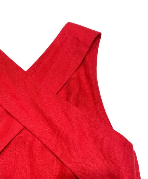 MYLAN（マイラン）MYLAN (マイラン) Back-Cross Long Dress Cherry Red サイズ:Ｆの古着・服飾アイテム