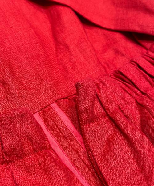 MYLAN（マイラン）MYLAN (マイラン) Back-Cross Long Dress Cherry Red サイズ:Ｆの古着・服飾アイテム