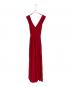 MYLAN（マイラン）の古着「Back-Cross Long Dress」｜Cherry Red