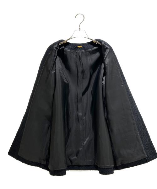 MUSE de Deuxieme Classe（ミューズ ドゥーズィエム クラス）MUSE de Deuxieme Classe (ミューズ ドゥーズィエム クラス) chain tweed JK ブラック サイズ:Fの古着・服飾アイテム