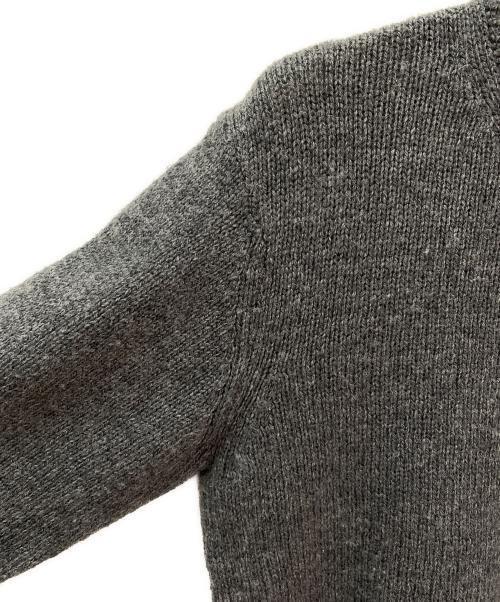AURALEE（オーラリー）AURALEE (オーラリー) WOOL CASHMERE SILK KNIT SHORT P/O グレー サイズ:1の古着・服飾アイテム