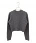 AURALEE (オーラリー) WOOL CASHMERE SILK KNIT SHORT P/O グレー サイズ:1：16000円