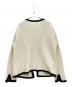 L'appartement (アパルトモン) Bicolor Knit Cardigan ホワイト サイズ:Free：7000円