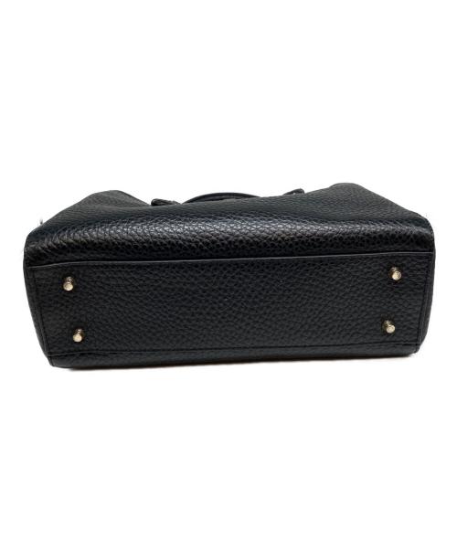 FURLA（フルラ）FURLA (フルラ) レザー2WAYショルダーバッグ ブラックの古着・服飾アイテム