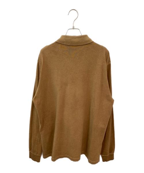 PRADA（プラダ）PRADA (プラダ) ロングスリーブ ピケポロシャツ カーキ サイズ:36の古着・服飾アイテム