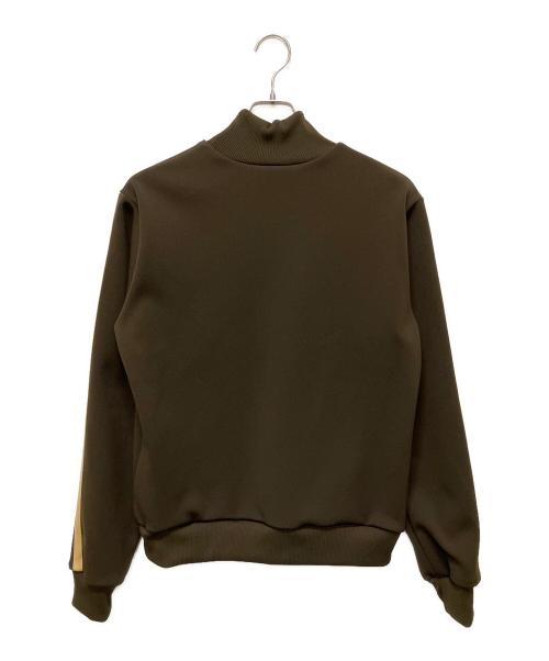 PRADA（プラダ）PRADA (プラダ) テクニカルファブリック タートルネック スウェットシャツ ブラウン サイズ:Lの古着・服飾アイテム