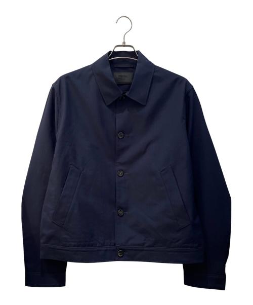 PRADA（プラダ）PRADA (プラダ) モヘア ウール ブルゾンジャケット ネイビー サイズ:50の古着・服飾アイテム
