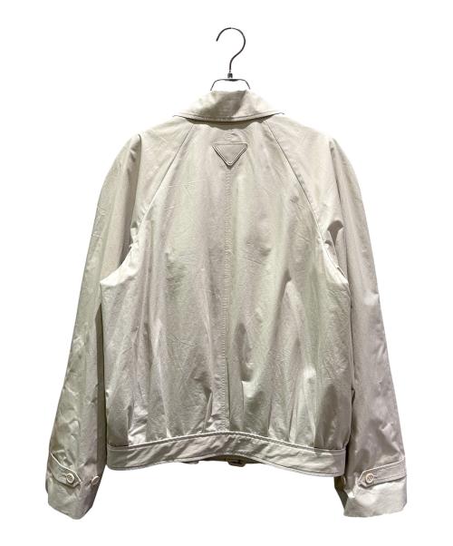 PRADA（プラダ）PRADA (プラダ) チョークホワイトコットンジャケット チョークホワイト サイズ:50の古着・服飾アイテム