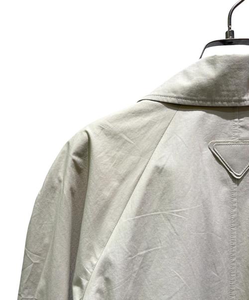 PRADA（プラダ）PRADA (プラダ) チョークホワイトコットンジャケット チョークホワイト サイズ:50の古着・服飾アイテム