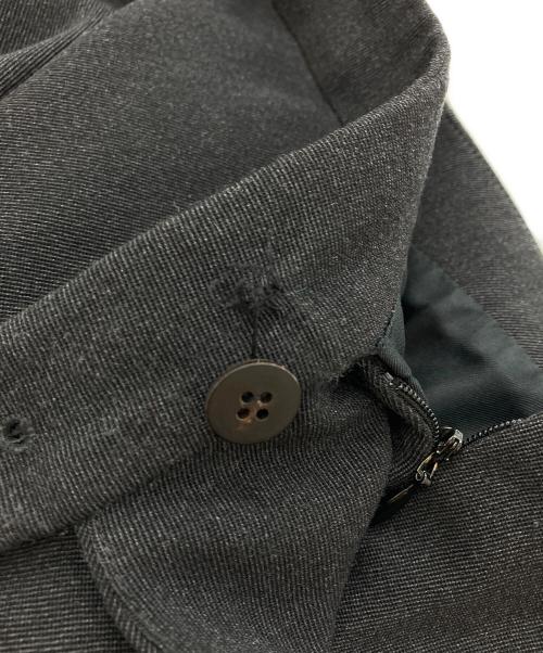 HERMES（エルメス）HERMES (エルメス) ウールベルテッドスカート チャコールグレー サイズ:36の古着・服飾アイテム