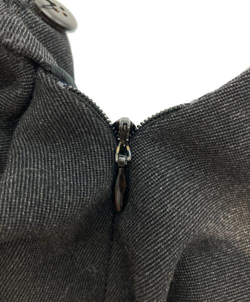HERMES（エルメス）HERMES (エルメス) ウールベルテッドスカート チャコールグレー サイズ:36の古着・服飾アイテム