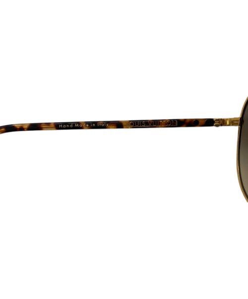 LOUIS VUITTON（ルイ ヴィトン）LOUIS VUITTON (ルイ ヴィトン) コンスピラシオン パイロット サングラ ブラウン サイズ:58□15の古着・服飾アイテム