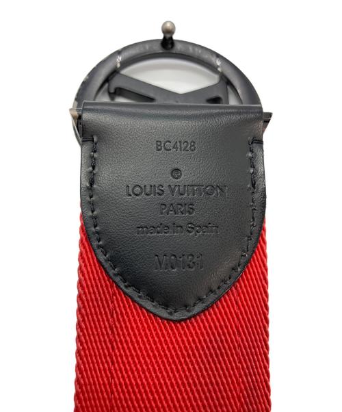 LOUIS VUITTON（ルイ ヴィトン）LOUIS VUITTON (ルイ ヴィトン) モノグラム・エクリプス サンチュール レッド×ブラックの古着・服飾アイテム