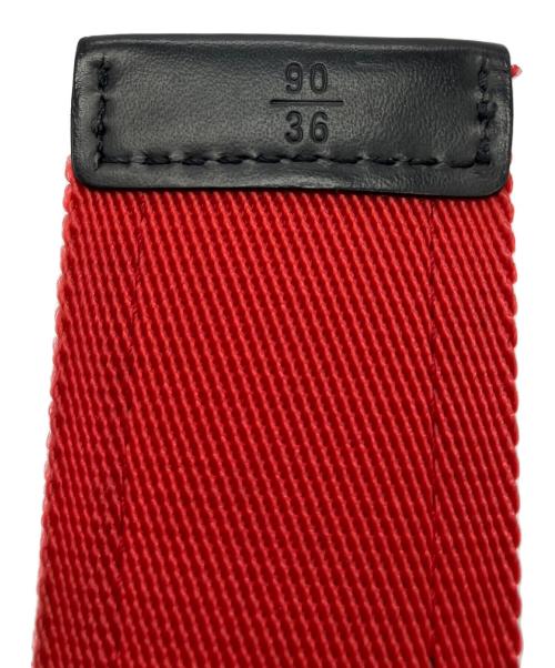 LOUIS VUITTON（ルイ ヴィトン）LOUIS VUITTON (ルイ ヴィトン) モノグラム・エクリプス サンチュール レッド×ブラックの古着・服飾アイテム