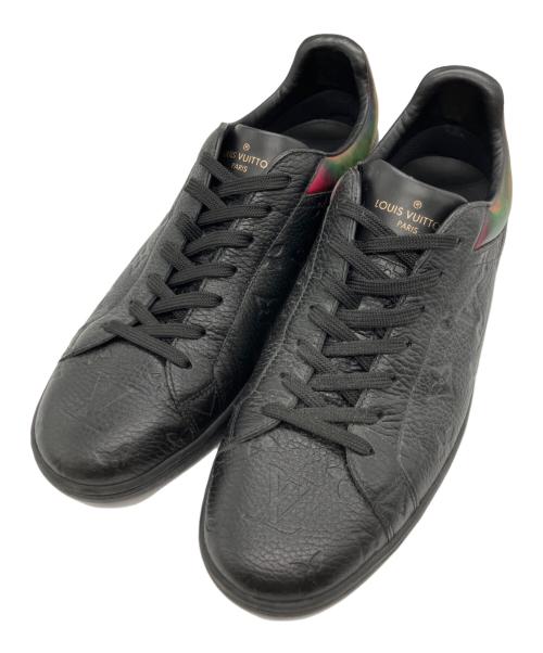 LOUIS VUITTON（ルイ ヴィトン）LOUIS VUITTON (ルイ ヴィトン) ローカットスニーカー ブラック サイズ:7.5の古着・服飾アイテム