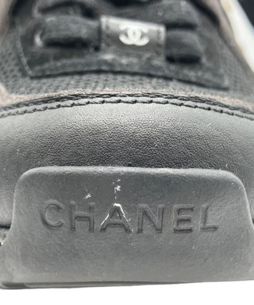CHANEL（シャネル）CHANEL (シャネル) ココマークローカットスニーカー ブラック サイズ:41の古着・服飾アイテム