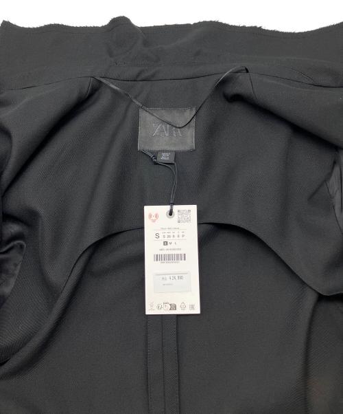 ZARA（ザラ）ZARA (ザラ) オーバーサイズ フロックコート ブラック サイズ:Sの古着・服飾アイテム