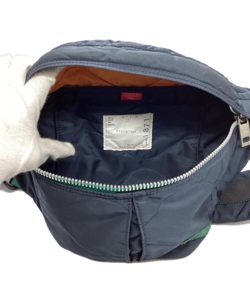 PORTER（ポーター）PORTER (ポーター) sacai (サカイ) ウエストバッグ ネイビーの古着・服飾アイテム