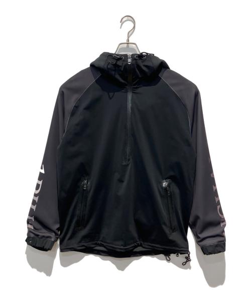 1piu1uguale3（ウノピュウノウグァーレトレ）1piu1uguale3 (ウノピュウノウグァーレトレ) SPORT PULLOVER ANORAK PARKA ブラック サイズ:Vの古着・服飾アイテム