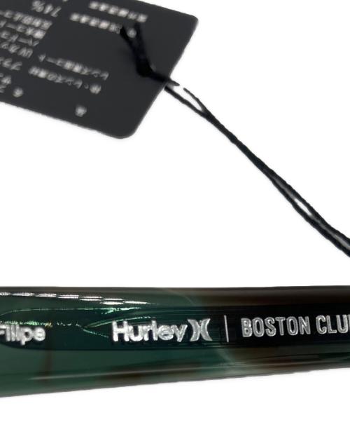 HURLEY（ハーレー）HURLEY (ハーレー) BOSTON CLUB (ボストンクラブ) サングラス グリーン 未使用品の古着・服飾アイテム