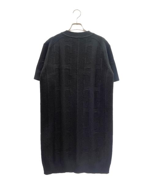 HERMES（エルメス）HERMES (エルメス) ニットワンピース ブラック サイズ:42の古着・服飾アイテム