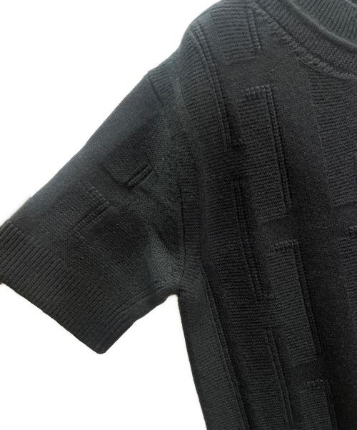 HERMES（エルメス）HERMES (エルメス) ニットワンピース ブラック サイズ:42の古着・服飾アイテム
