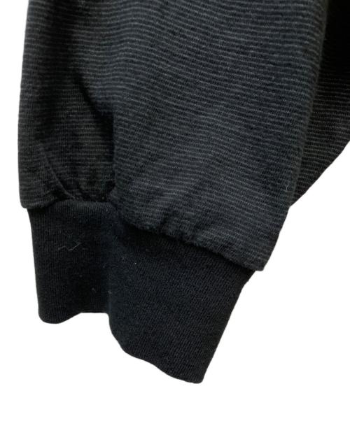 Graphpaper（グラフペーパー）Graphpaper (グラフペーパー) Gradient Border L/S Tee グレー×ブラック サイズ:1の古着・服飾アイテム