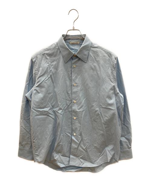 AURALEE（オーラリー）AURALEE (オーラリー) WASHED FINX TWILL SHIRT スカイブルー サイズ:3の古着・服飾アイテム