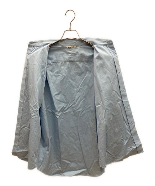 AURALEE（オーラリー）AURALEE (オーラリー) WASHED FINX TWILL SHIRT スカイブルー サイズ:3の古着・服飾アイテム