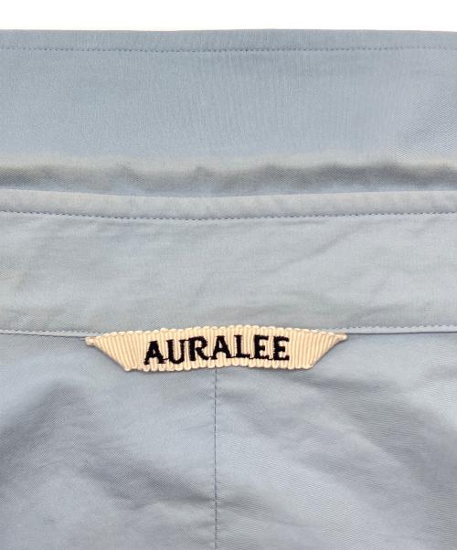 AURALEE（オーラリー）AURALEE (オーラリー) WASHED FINX TWILL SHIRT スカイブルー サイズ:3の古着・服飾アイテム