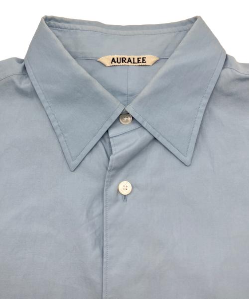 AURALEE（オーラリー）AURALEE (オーラリー) WASHED FINX TWILL SHIRT スカイブルー サイズ:3の古着・服飾アイテム