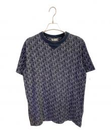Dior（ディオール）の古着「Oblique Beaded Tee」｜ネイビー
