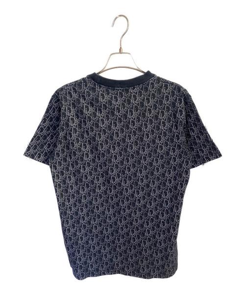 Dior（ディオール）Dior (ディオール) Oblique Beaded Tee ネイビー サイズ:Sの古着・服飾アイテム