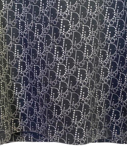 Dior（ディオール）Dior (ディオール) Oblique Beaded Tee ネイビー サイズ:Sの古着・服飾アイテム