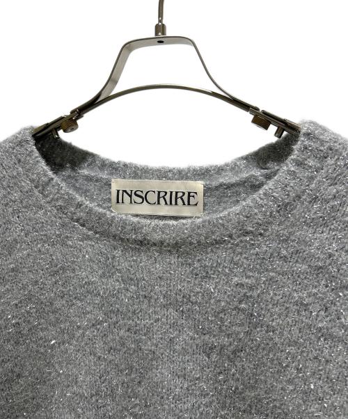 INSCRIRE（アンスクリア）INSCRIRE (アンスクリア) ドルマンスリーブラメニット グレー サイズ:Fの古着・服飾アイテム