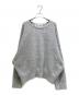 INSCRIRE（アンスクリア）の古着「ドルマンスリーブラメニット」｜グレー
