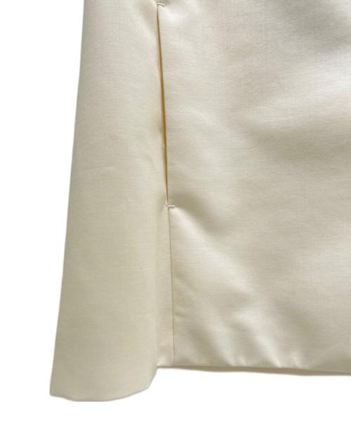 DRAWER（ドゥロワー）DRAWER (ドゥロワー) Wool Mohair Saxony Gilet/ウールモヘア サキソニージレ/6521-234-1216 ホワイト サイズ:36の古着・服飾アイテム