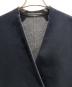 中古・古着 DRAWER (ドゥロワー) Reversible Sleeveless Wool Coat/リバーシブル スリーブレス ウールコート/6522-234-0729 ネイビー/グレー サイズ:36：30000円