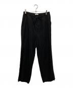 ATONエイトン）の古着「NIDOM SILK LINEN OVER PANTS」｜ブラック