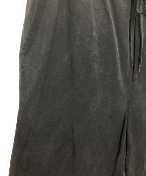 ATON（エイトン）ATON (エイトン) NIDOM SILK LINEN OVER PANTS ブラック サイズ:04の古着・服飾アイテム
