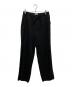ATON（エイトン）の古着「NIDOM SILK LINEN OVER PANTS」｜ブラック