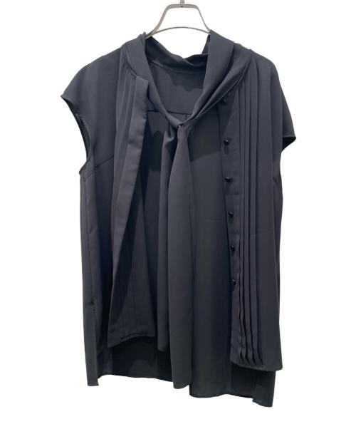 FOXEY（フォクシー）FOXEY (フォクシー) ボウタイブラウス ブラック サイズ:42の古着・服飾アイテム