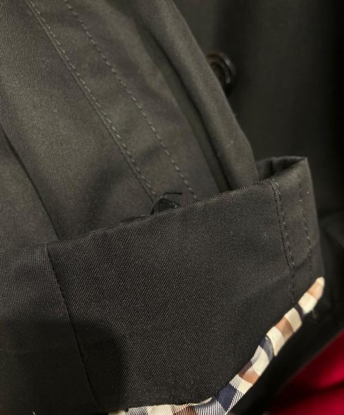 Aquascutum（アクアスキュータム）Aquascutum (アクアスキュータム) ライナー付トレンチコート ブラック サイズ:8の古着・服飾アイテム