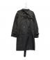 Aquascutum（アクアスキュータム）の古着「ライナー付トレンチコート」｜ブラック