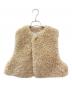 HYKE（ハイク）の古着「FAUX SHERLING CROPPED VEST」｜クリーム