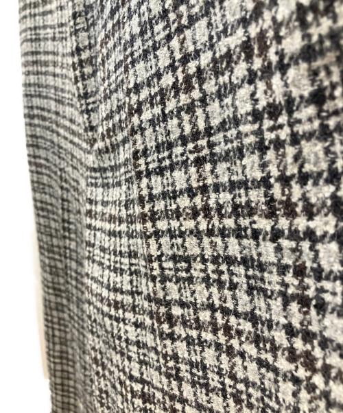 DRAWER（ドゥロワー）DRAWER (ドゥロワー) グレンチェックツイードパンツ グレー サイズ:Sの古着・服飾アイテム